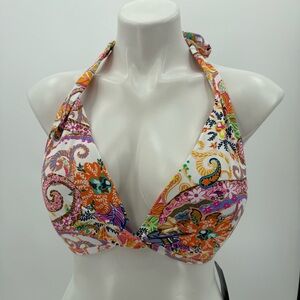 Ralph Lauren Orange and Pink Bikini Swimwear